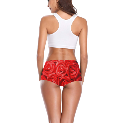 gorgeous roses L Women's All Over Print Boyshort Panties (Model L31)