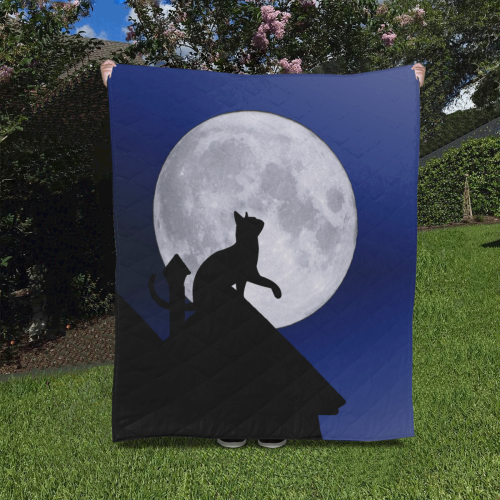 Moon Cat Quilt 50"x60"
