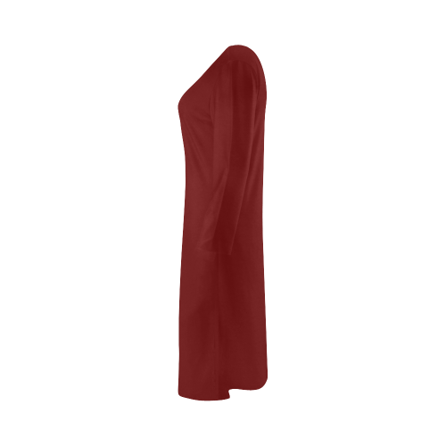 color blood red Bateau A-Line Skirt (D21)