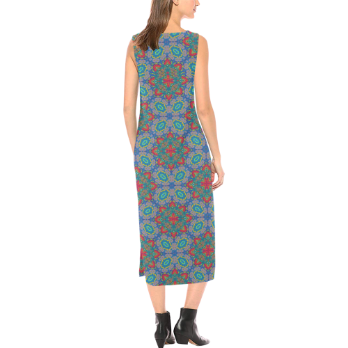 twit1 Phaedra Sleeveless Open Fork Long Dress (Model D08)