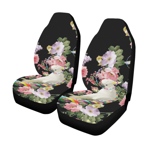 Cockatoos and Hoops Car Seat Covers (Set of 2)