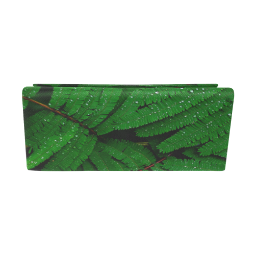 Forest Green Plants with Dew Photo Custom Foldable Glasses Case