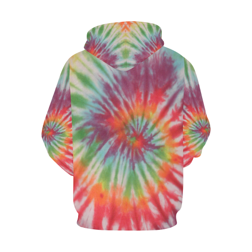Spiral Hoodie for Men All Over Print Hoodie for Men (USA Size) (Model H13)