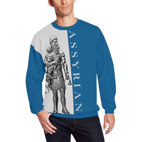 GIlgamish All Over Print Crewneck Sweatshirt for Men/Large (Model H18)