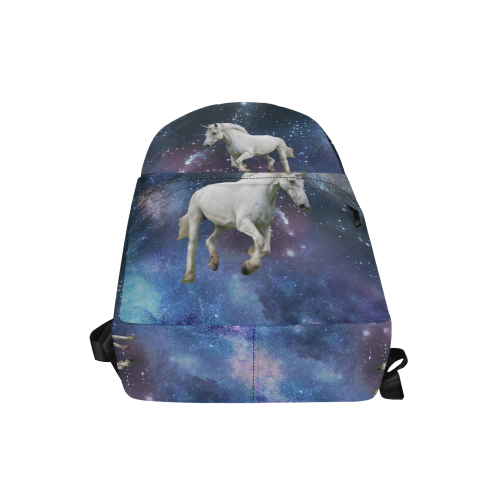 Unicorn and Space Unisex Classic Backpack (Model 1673)