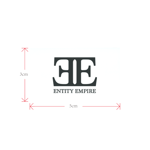 EntityEmpireLogoShoesTagMain Private Brand Tag on Shoes Tongue  (5cm X 3cm)