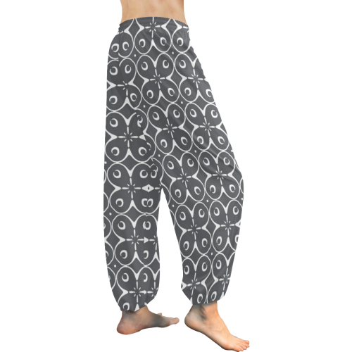 My Lucky Day Gray Women's All Over Print Harem Pants (Model L18)