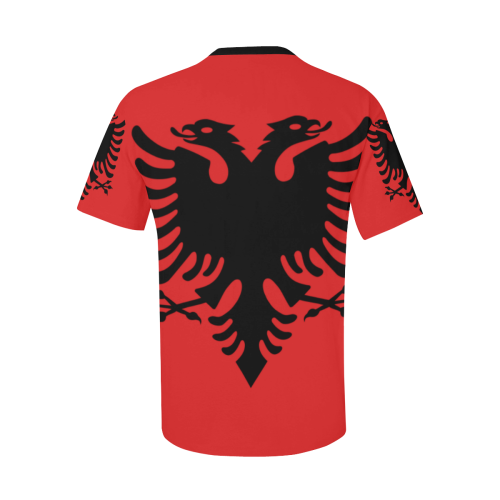 ALBANIA Men's All Over Print T-Shirt with Chest Pocket (Model T56)
