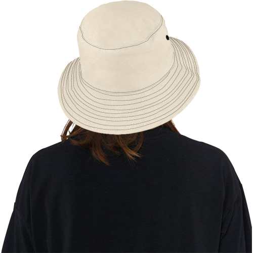 color antique white All Over Print Bucket Hat