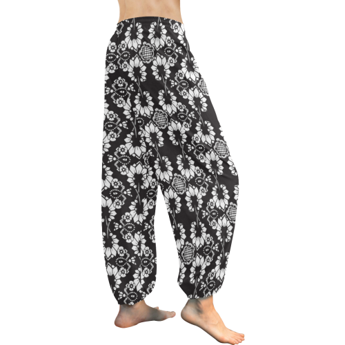Laced Harem Women's All Over Print Harem Pants (Model L18)
