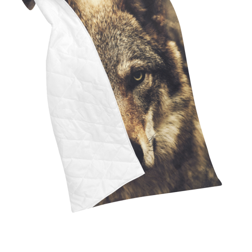 Wolf 2 Animal Nature Quilt 40"x50"
