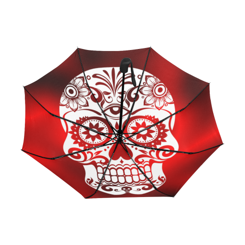 Skull 20161112_by_JAMColors Anti-UV Auto-Foldable Umbrella (Underside Printing) (U06)