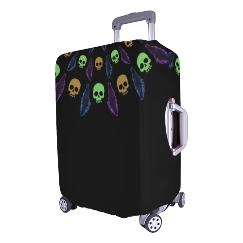 skull feather ring Luggage Cover/Large 26"-28"