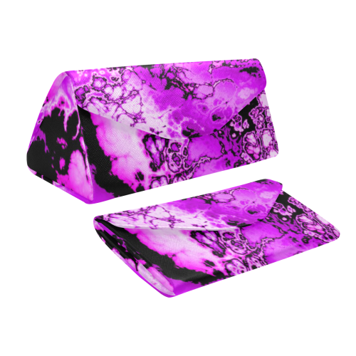 Winter Fractal 7 by JamColors Custom Foldable Glasses Case