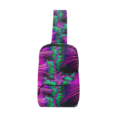 amazing Fractal 42 F by JamColors Chest Bag (Model 1678)