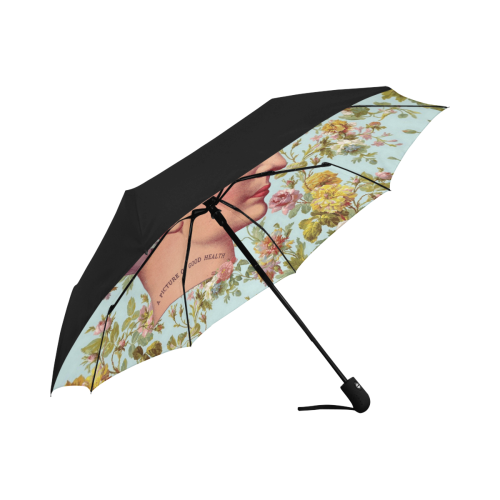 A Picture of Good Health Anti-UV Auto-Foldable Umbrella (Underside Printing) (U06)