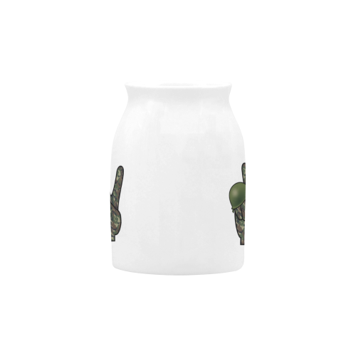 Forest Camouflage Peace Sign Milk Cup (Small) 300ml