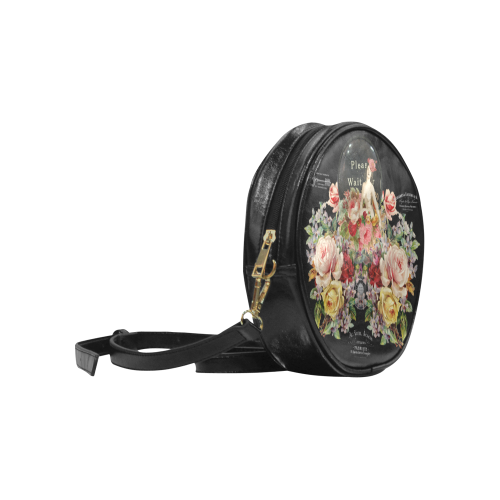 Nuit des Roses Revisited Round Sling Bag (Model 1647)
