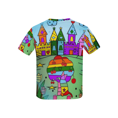 Dreamland by Nico Bielow Kids' All Over Print T-shirt (USA Size) (Model T40)