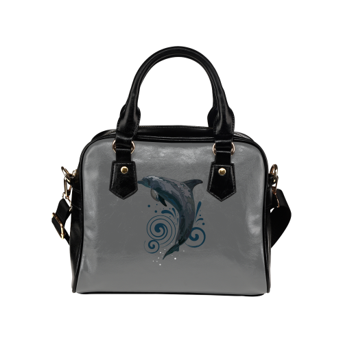 Dolphin Day Shoulder Handbag (Model 1634)