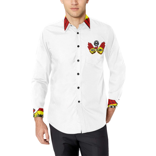 DJ W.I.Z Wu-Tang Button Down Men's All Over Print Casual Dress Shirt (Model T61)