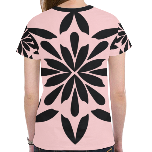 blackbloom New All Over Print T-shirt for Women (Model T45)