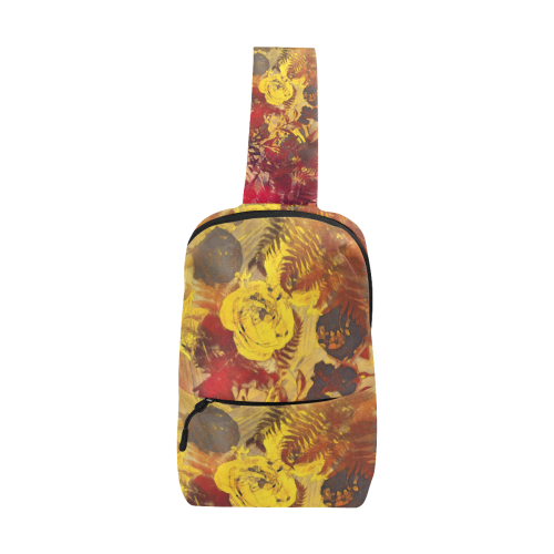 flowers #flowers #pattern Chest Bag (Model 1678)