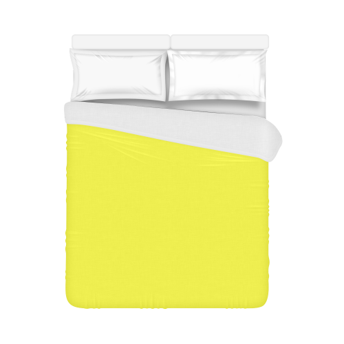 color maximum yellow Duvet Cover 86"x70" ( All-over-print)