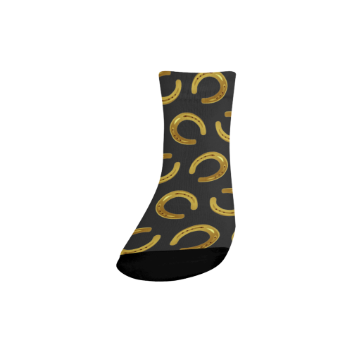 Golden horseshoe Quarter Socks