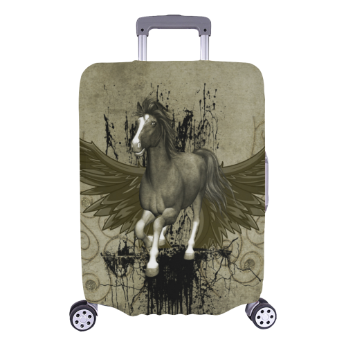 Wild horse with wings Luggage Cover/Large 26"-28"