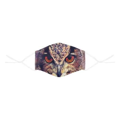 owl 3D Mouth Mask with Drawstring (Pack of 10) (Model M04)