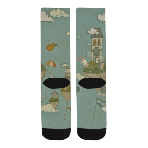 Vintage Floating Islands Trouser Socks