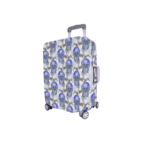 funny skull pattern B by JamColors Luggage Cover/Small 18"-21"