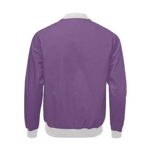 color purple 3515U All Over Print Bomber Jacket for Men (Model H19)