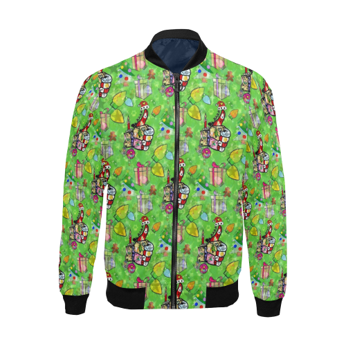 Like Christmas by Nico Bielow All Over Print Bomber Jacket for Men (Model H19)
