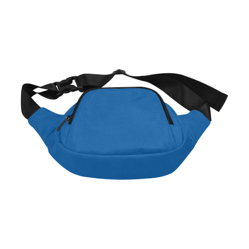 Color Solid Princess Blue Fanny Pack/Small (Model 1677)