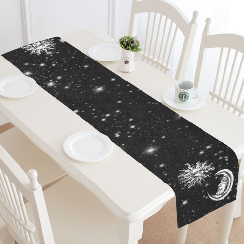 Mystic Moon and Sun Table Runner 14x72 inch