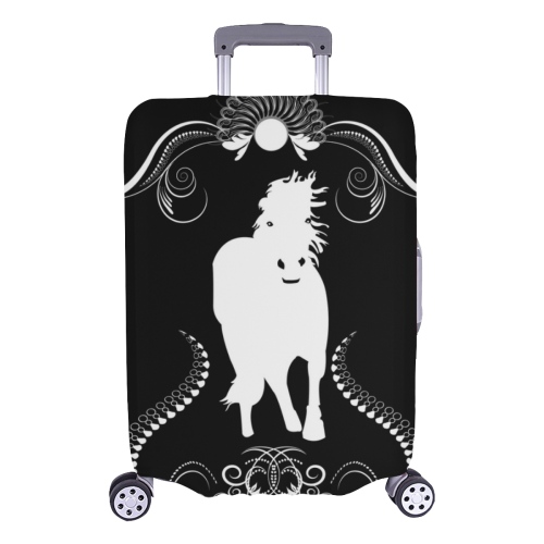 White horse Luggage Cover/Large 26"-28"