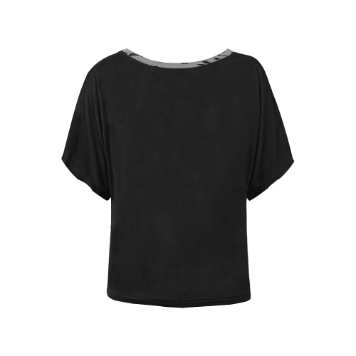 TITANIC- Women's Batwing-Sleeved Blouse T shirt (Model T44)
