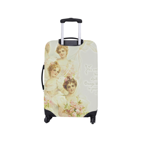 Vintage painting of bridemaids Luggage Cover/Small 18"-21"