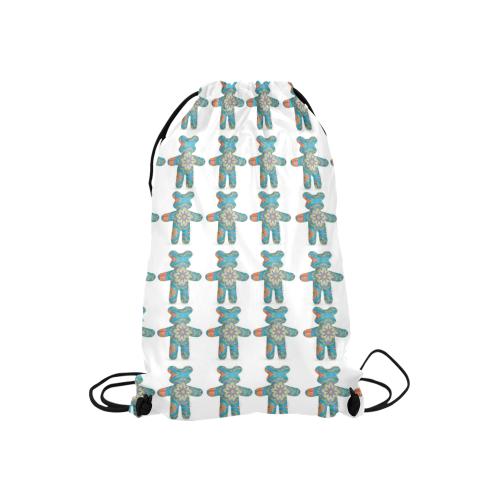 nounours 3d Small Drawstring Bag Model 1604 (Twin Sides) 11"(W) * 17.7"(H)