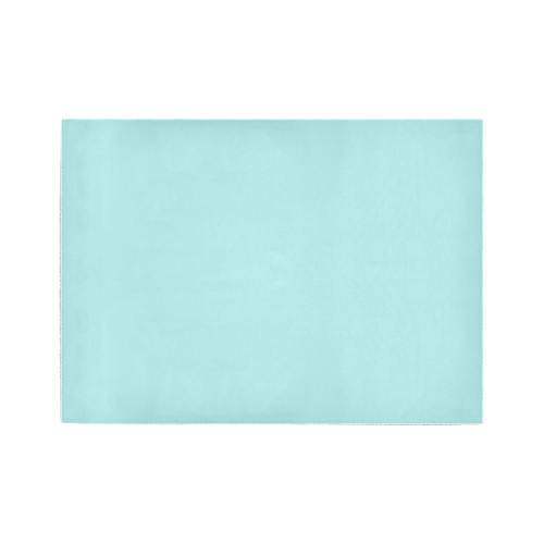 color pale turquoise Area Rug7'x5'