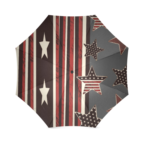 American Strips and Stars Design By Me by Doris Clay-Kersey Foldable Umbrella (Model U01)