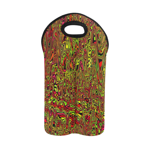 modern abstract 45C by JamColors 2-Bottle Neoprene Wine Bag