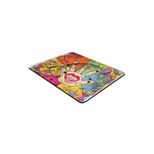 Talk to by Nico Bielow Rectangle Mousepad
