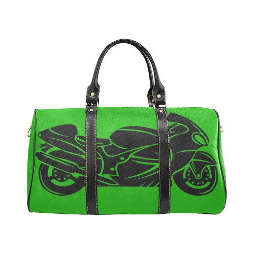 Busa Green New Waterproof Travel Bag/Large (Model 1639)