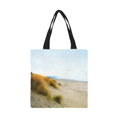 soft beach All Over Print Canvas Tote Bag/Small (Model 1697)