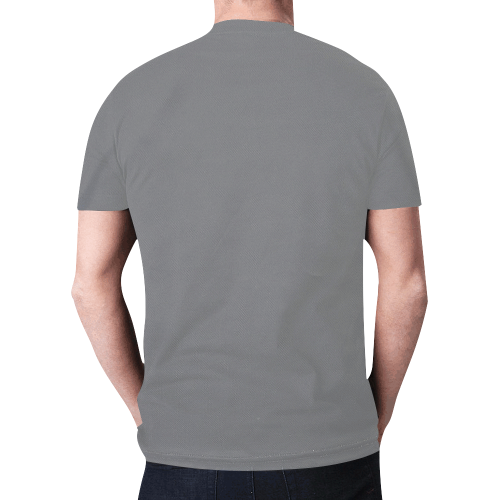 PACE Grey T-Shirt New All Over Print T-shirt for Men (Model T45)