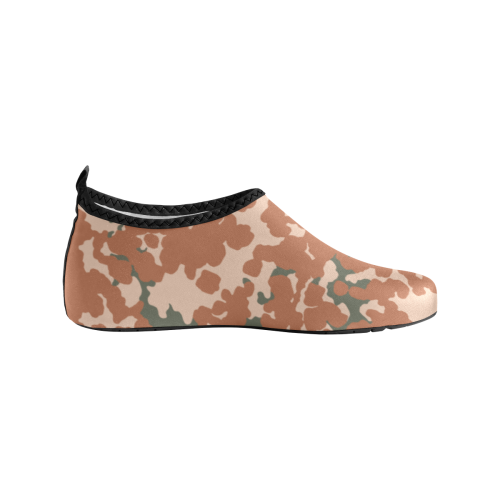 Danish M84 Desert camouflage Men's Slip-On Water Shoes (Model 056)