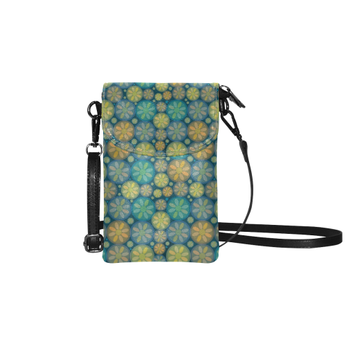zappwaits - flower 01 Small Cell Phone Purse (Model 1711)